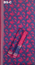 Bin Saeed Cotton 3-piece printed suit