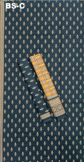 Bin Saeed Cotton 3-piece printed suit