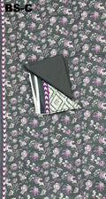 Bin Saeed Cotton 3-piece printed suit