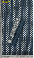 Bin Saeed Cotton 3-piece printed suit