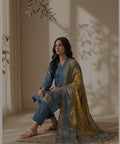 Mehak By Meco Textile Luxury Dobby Viscose 3-Pc Suit