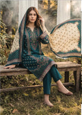 Regalia Premium Luxury Printed Khaddar 3-Pc Suit