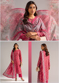 SAPPHIRE| Shocking Pink Vintage Rose Day To Day Luxury Lawn 3-Piece Printed Suit*