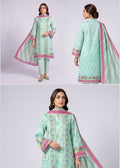 SAPPHIRE | Mint Green &amp; Pink Floral Day To Day Luxury Lawn 3-Piece Unstitched Suit*