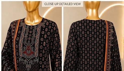 Riwayat 3-pc printed luxury dobby viscose