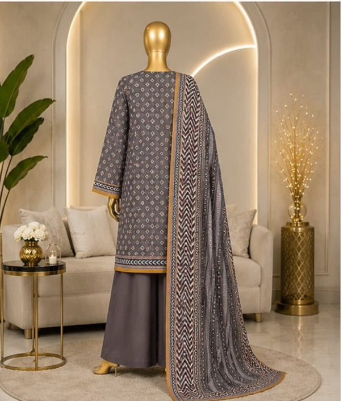 Riwayat 3-pc printed luxury dobby viscose