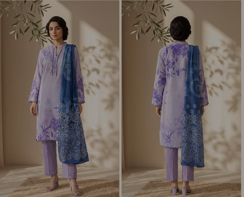 Mehak By Meco Textile Luxury Dobby Viscose 3-Pc Suit