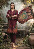 Regalia Premium Luxury Printed Khaddar 3-Pc Suit