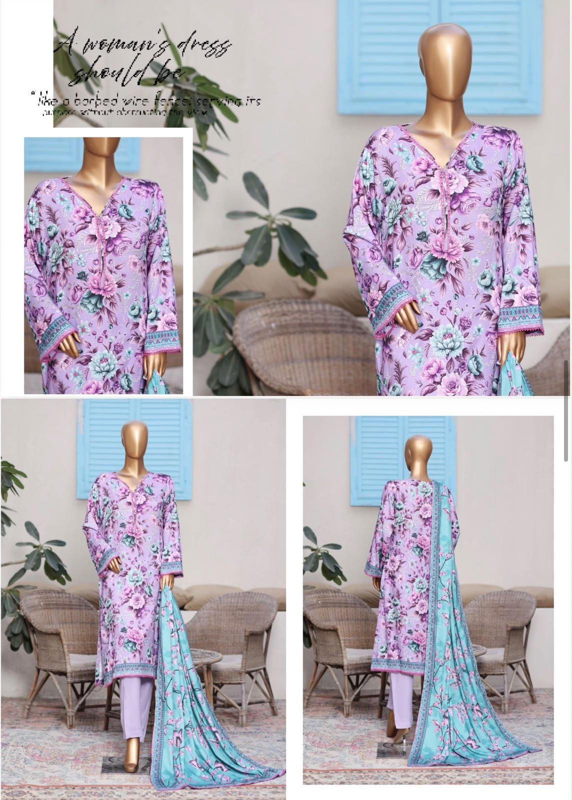 Riwayat Premium Viscose 3PC - Winter Collection