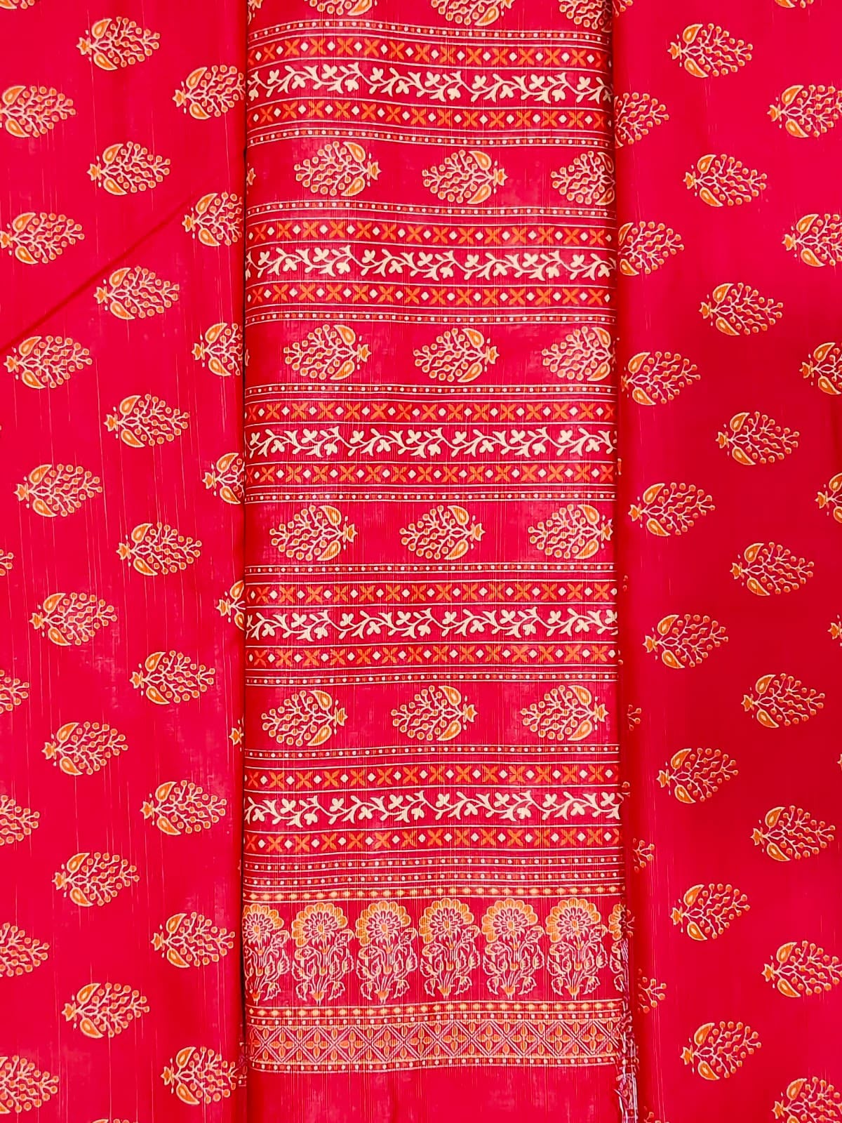 Bin saeed khaddar 3pc printed suit
