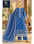 Riwayat premium Embroidery khaddar 3 piece suit