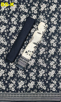Bin saeed khaddar 3pc printed suit