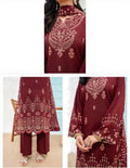 Ella by Rujhan - Premium Embroidered Lawn 3PC