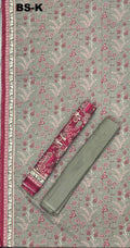 Bin saeed khaddar 3pc printed suit