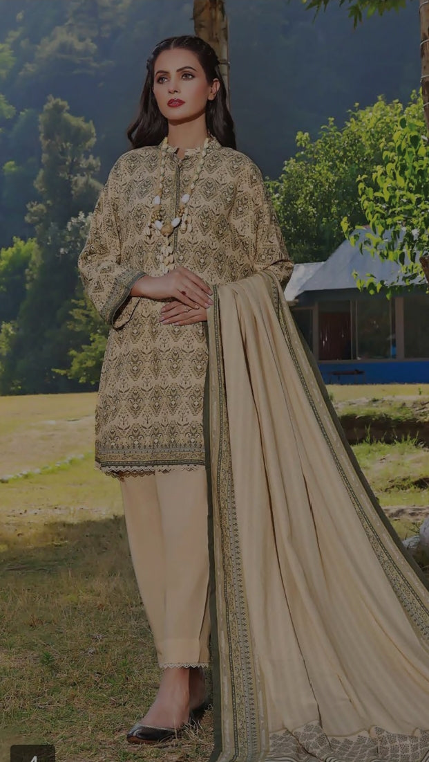 Gul Ahmed Premium Printed Khaddar Collection 2026 - 3 Piece*