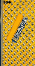 Bin saeed khaddar 3pc printed suit