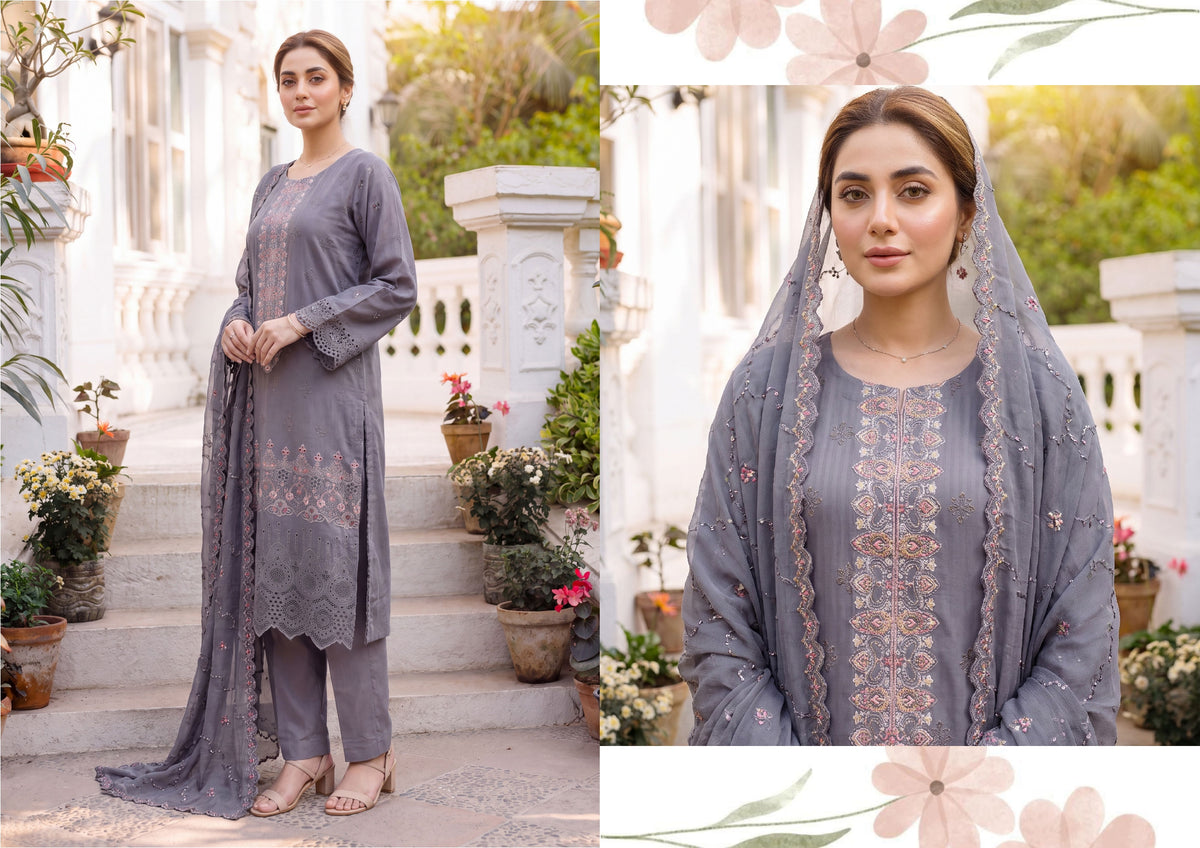 Wijdan-Kavya Gold Luxury Embroidery collection