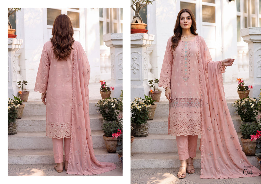 Wijdan-Kavya Gold Luxury Embroidery collection