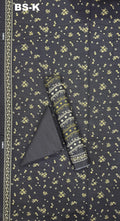 Bin saeed khaddar 3pc printed suit