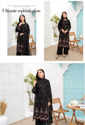 Ella by Rujhan - Premium Embroidered Lawn 3PC