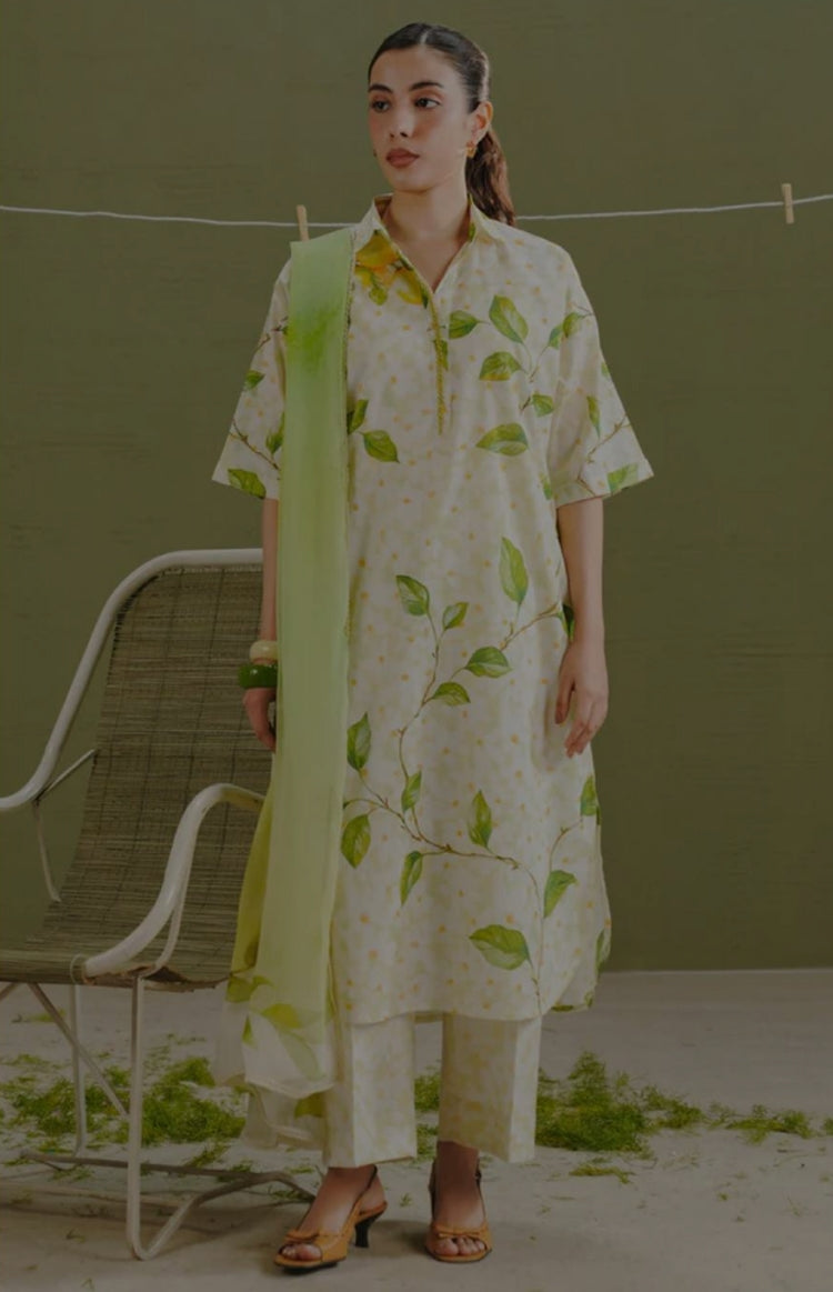 Coco by Zara shahjahan lawn 3 PC suit