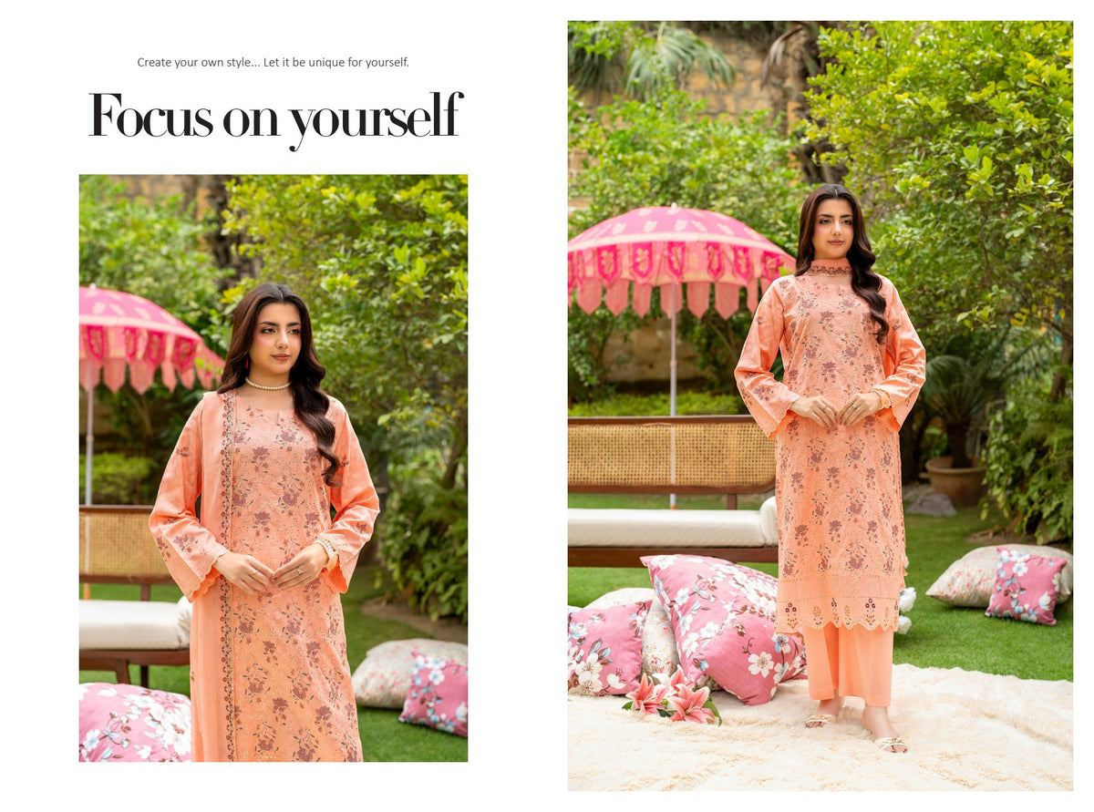 Rujhan Haseen premium Luxury Embroidery jacquard 3pc suit