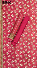 Bin saeed khaddar 3pc printed suit