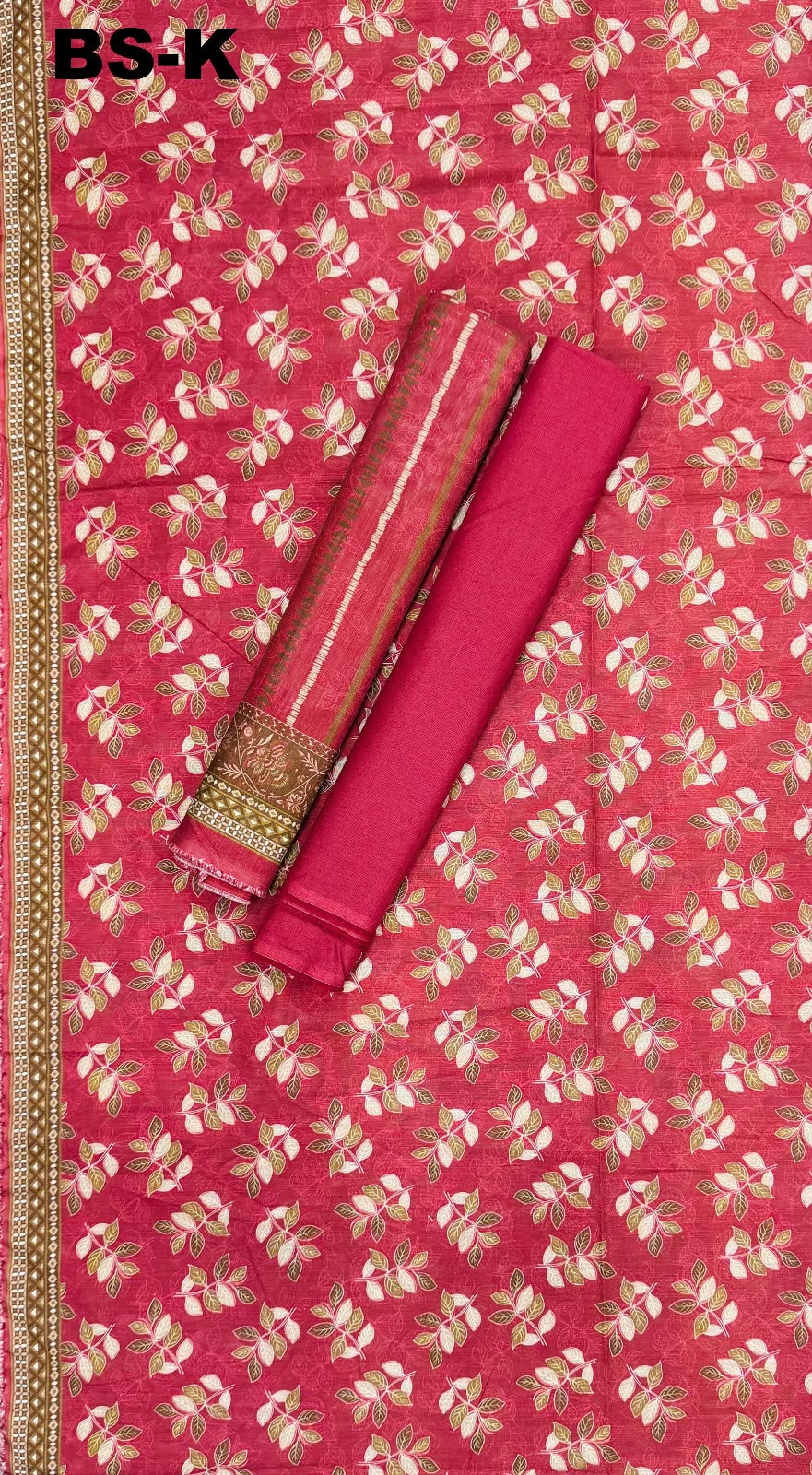 Bin saeed khaddar 3pc printed suit