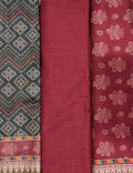 Bin saeed khaddar 3pc printed suit