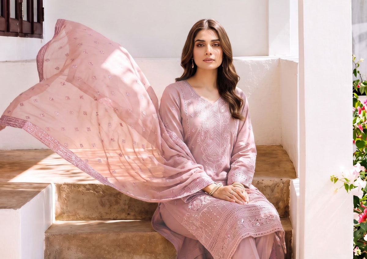 Wijdan Chand Tara Embroidery cut dana Jacquard collection