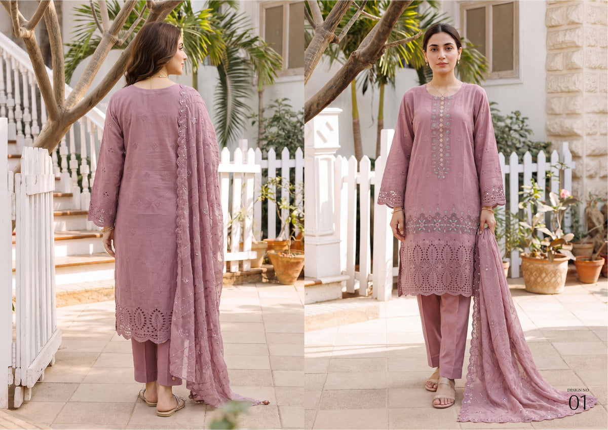 Wijdan-Kavya Gold Luxury Embroidery collection