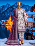 Sana Safina Khaddar collection 3. PC printed suit