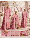 Riwayat premium Embroidery khaddar 3 piece suit