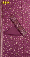Bin saeed khaddar 3pc printed suit