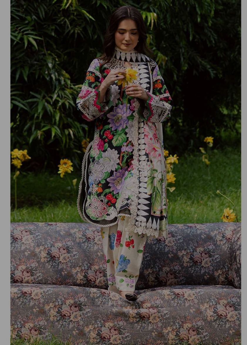 Coco by Zara shahjahan lawn 3 PC suit