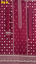 Bin saeed khaddar 3pc printed suit