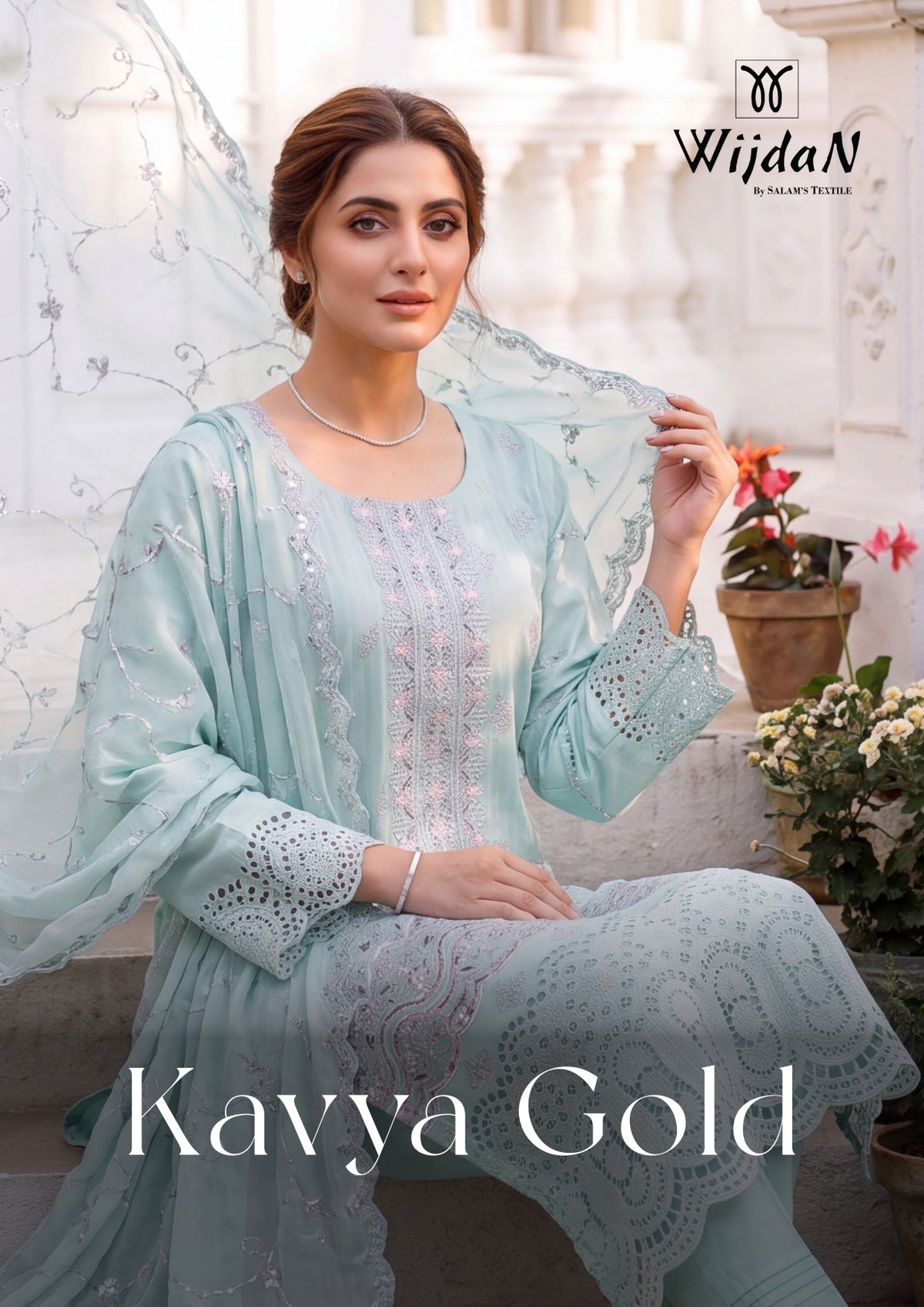 Wijdan-Kavya Gold Luxury Embroidery collection