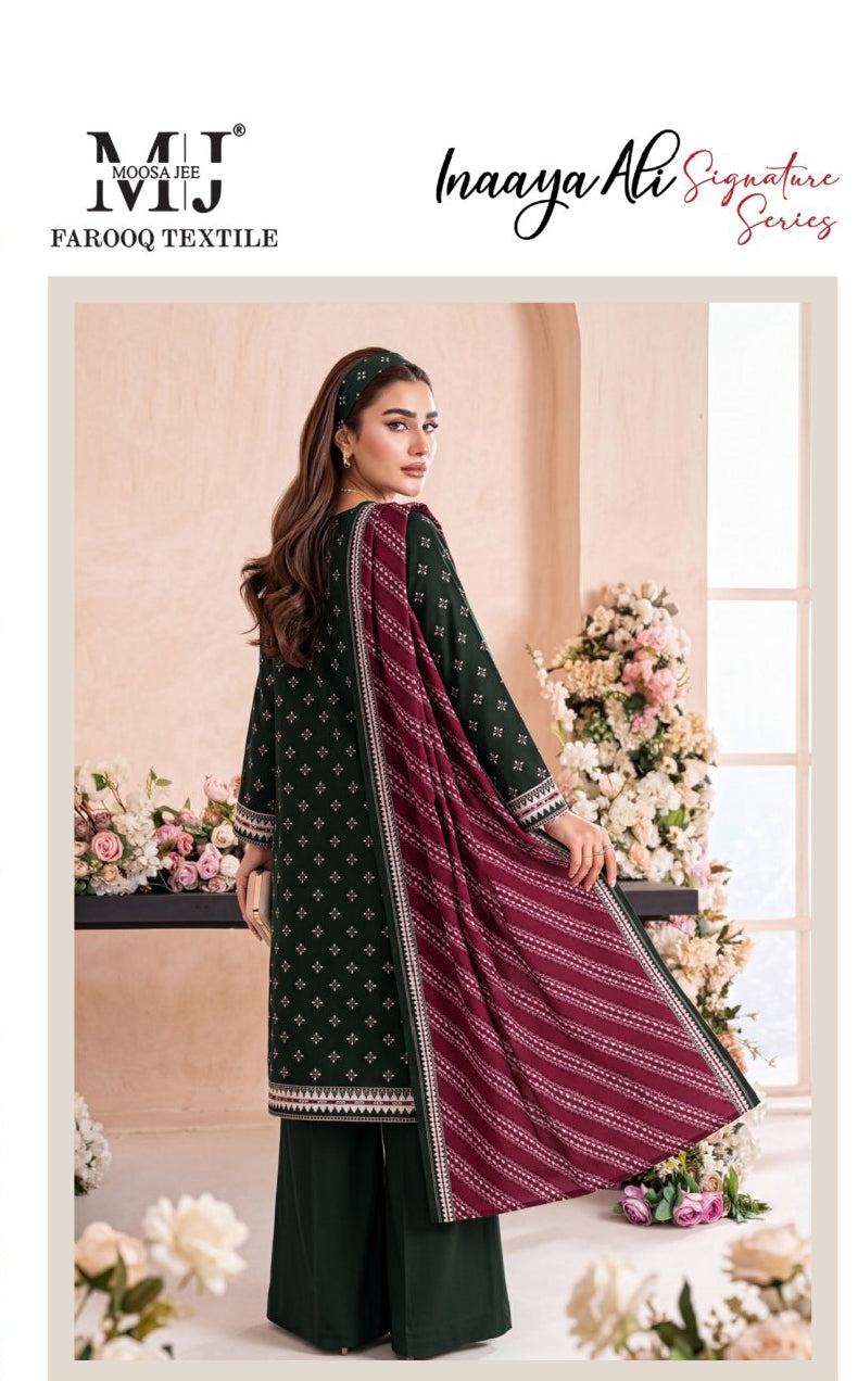 MOOSA JEE - Inaya Ali 3 PC printed suit