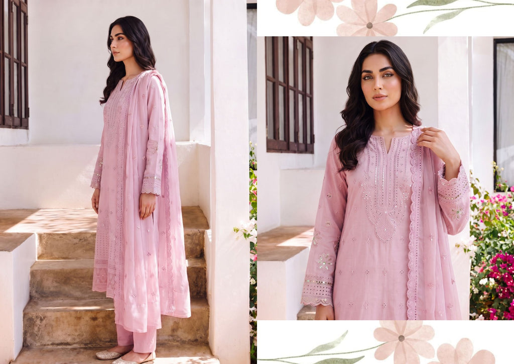 Wijdan Chand Tara Embroidery cut dana Jacquard collection
