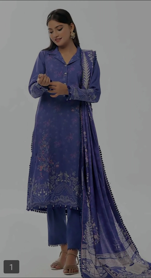 Gul Ahmed Premium Printed Khaddar Collection 2026 - 3 Piece*