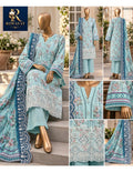 Riwayat premium Embroidery khaddar 3 piece suit