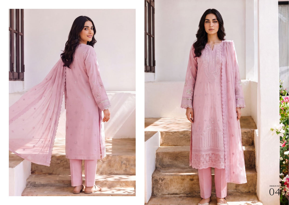 Wijdan Chand Tara Embroidery cut dana Jacquard collection