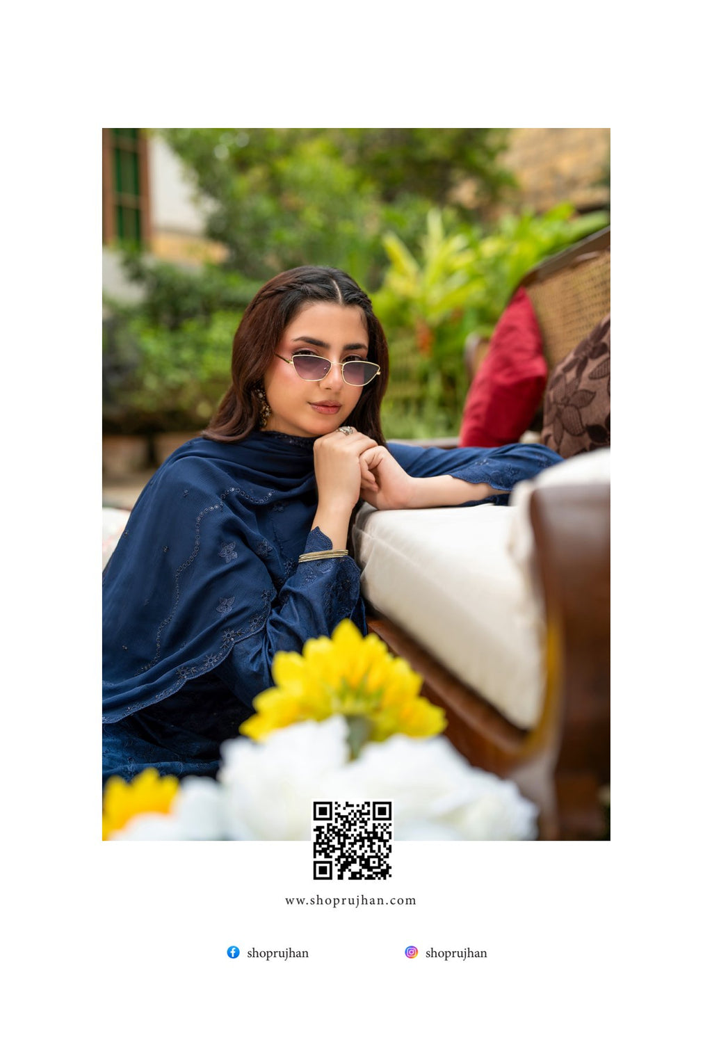 Rujhan Haseen premium Luxury Embroidery jacquard 3pc suit