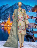 Sana Safina Khaddar collection 3. PC printed suit